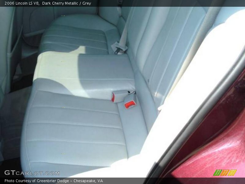 Dark Cherry Metallic / Grey 2006 Lincoln LS V8