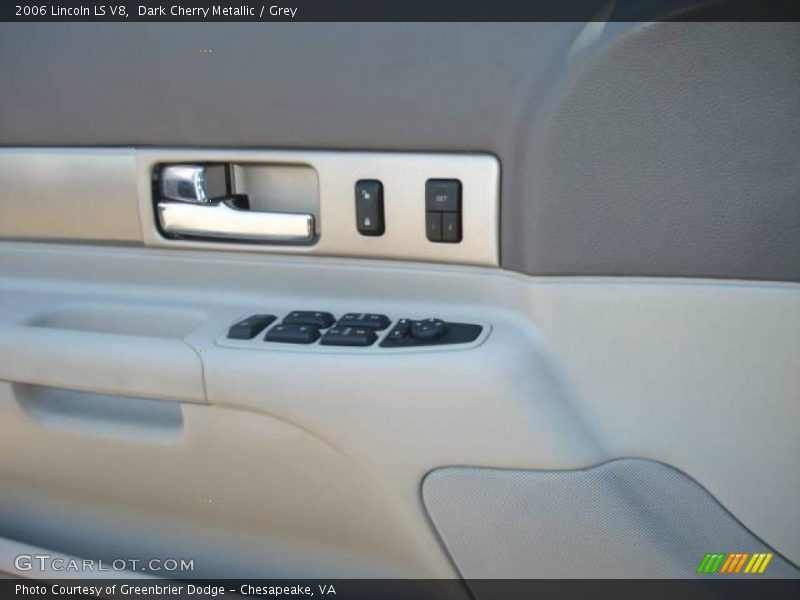 Dark Cherry Metallic / Grey 2006 Lincoln LS V8