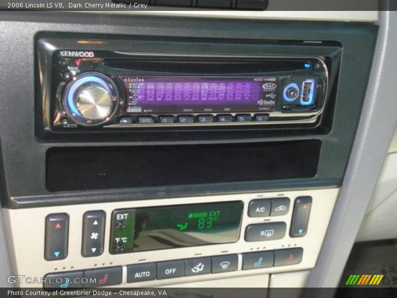 Dark Cherry Metallic / Grey 2006 Lincoln LS V8