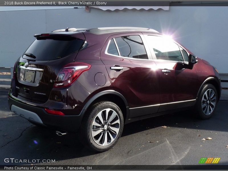 Black Cherry Metallic / Ebony 2018 Buick Encore Preferred II