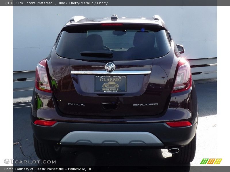 Black Cherry Metallic / Ebony 2018 Buick Encore Preferred II