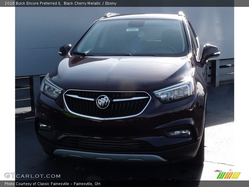 Black Cherry Metallic / Ebony 2018 Buick Encore Preferred II