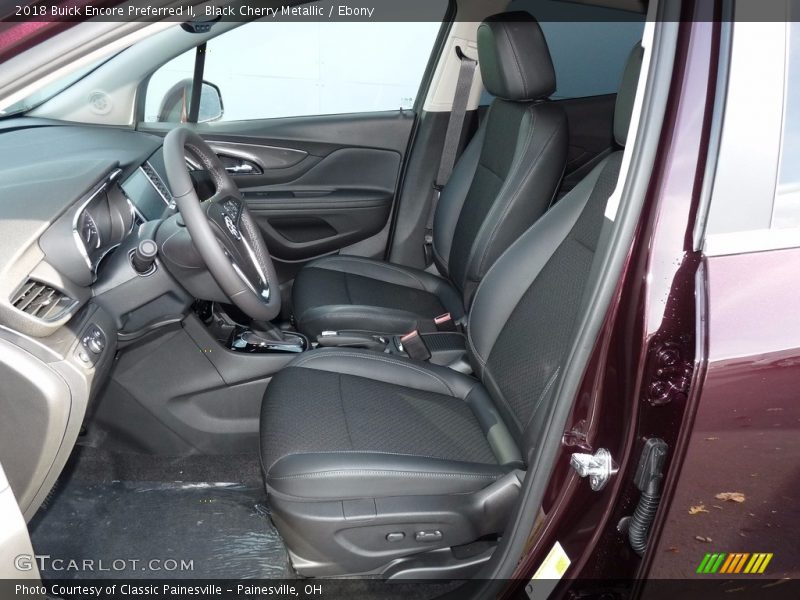 Black Cherry Metallic / Ebony 2018 Buick Encore Preferred II