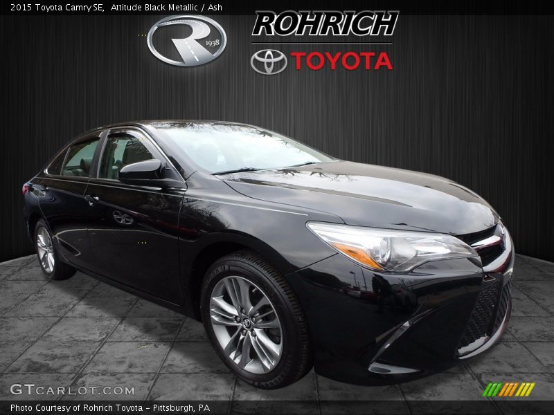 Attitude Black Metallic / Ash 2015 Toyota Camry SE