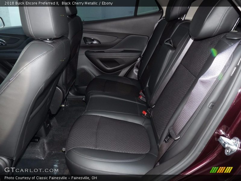 Black Cherry Metallic / Ebony 2018 Buick Encore Preferred II