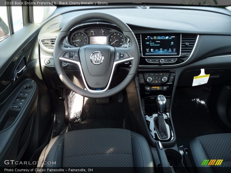 Black Cherry Metallic / Ebony 2018 Buick Encore Preferred II