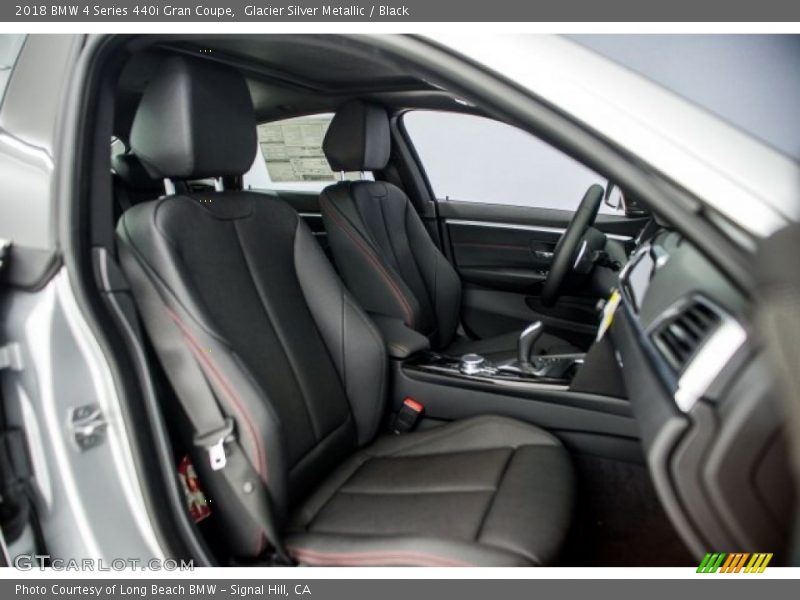 Glacier Silver Metallic / Black 2018 BMW 4 Series 440i Gran Coupe