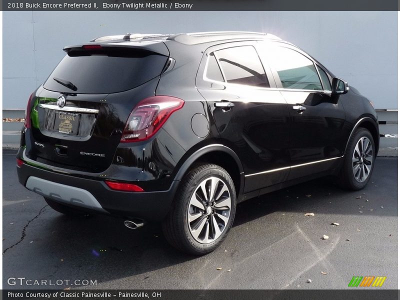 Ebony Twilight Metallic / Ebony 2018 Buick Encore Preferred II