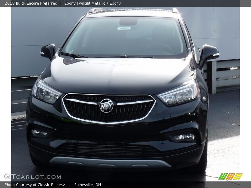 Ebony Twilight Metallic / Ebony 2018 Buick Encore Preferred II