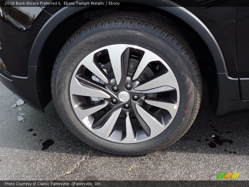 Ebony Twilight Metallic / Ebony 2018 Buick Encore Preferred II
