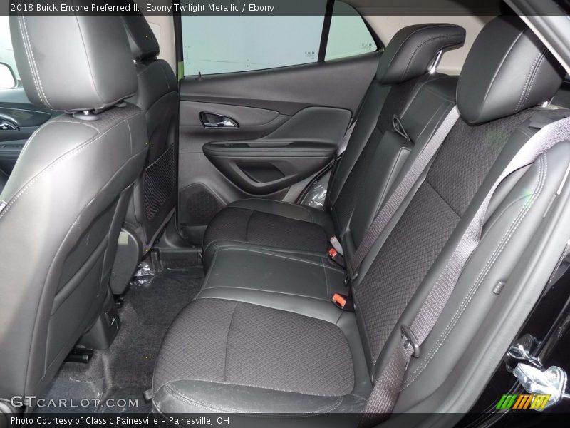 Ebony Twilight Metallic / Ebony 2018 Buick Encore Preferred II