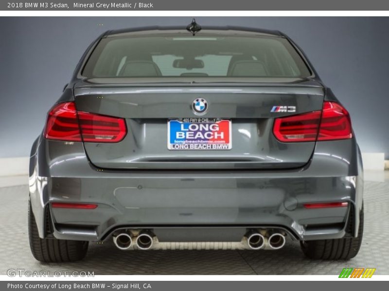 Mineral Grey Metallic / Black 2018 BMW M3 Sedan