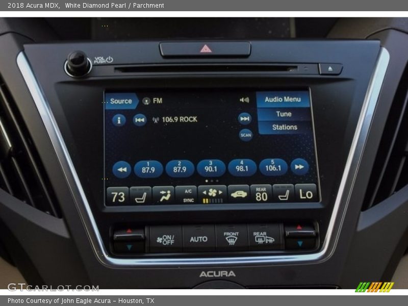 Controls of 2018 MDX 