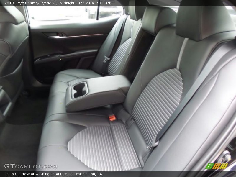 Rear Seat of 2018 Camry Hybrid SE