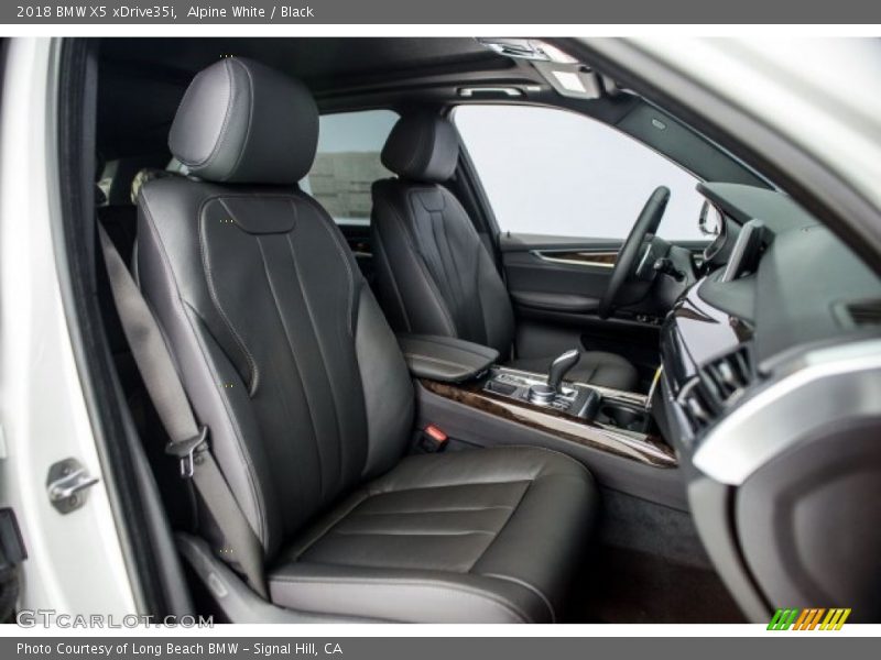 Alpine White / Black 2018 BMW X5 xDrive35i