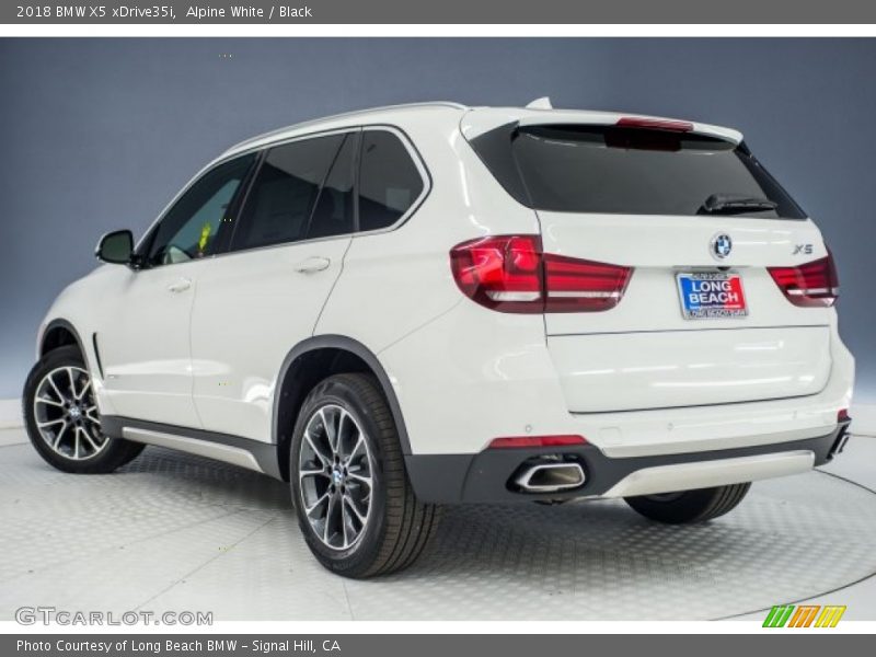 Alpine White / Black 2018 BMW X5 xDrive35i