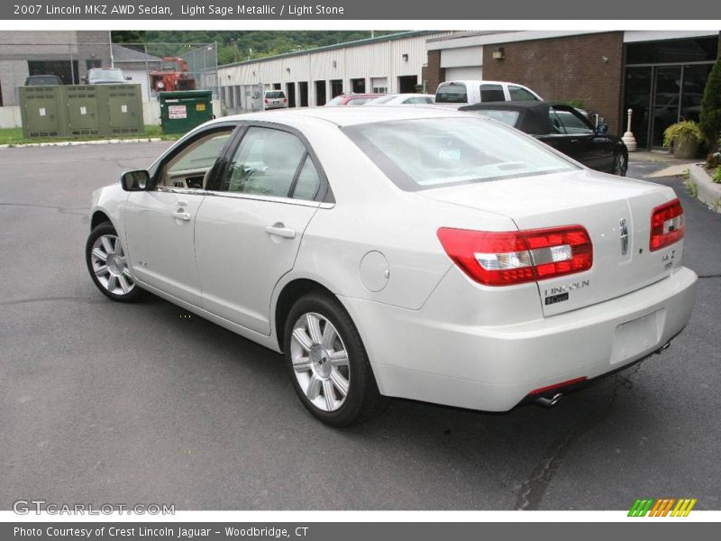 Light Sage Metallic / Light Stone 2007 Lincoln MKZ AWD Sedan
