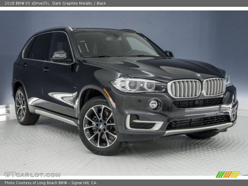 Dark Graphite Metallic / Black 2018 BMW X5 sDrive35i