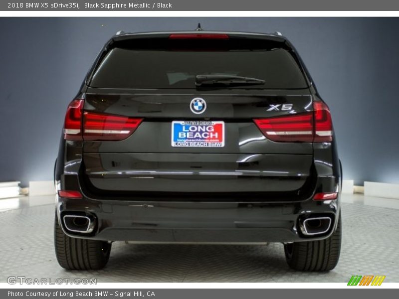 Black Sapphire Metallic / Black 2018 BMW X5 sDrive35i
