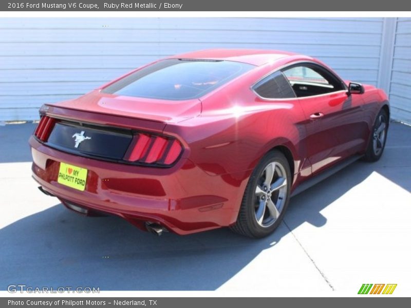 Ruby Red Metallic / Ebony 2016 Ford Mustang V6 Coupe