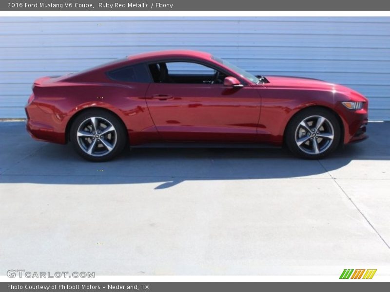 Ruby Red Metallic / Ebony 2016 Ford Mustang V6 Coupe