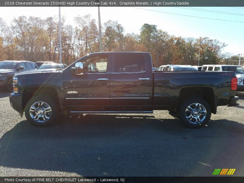 Graphite Metallic / High Country Saddle 2018 Chevrolet Silverado 2500HD High Country Crew Cab 4x4