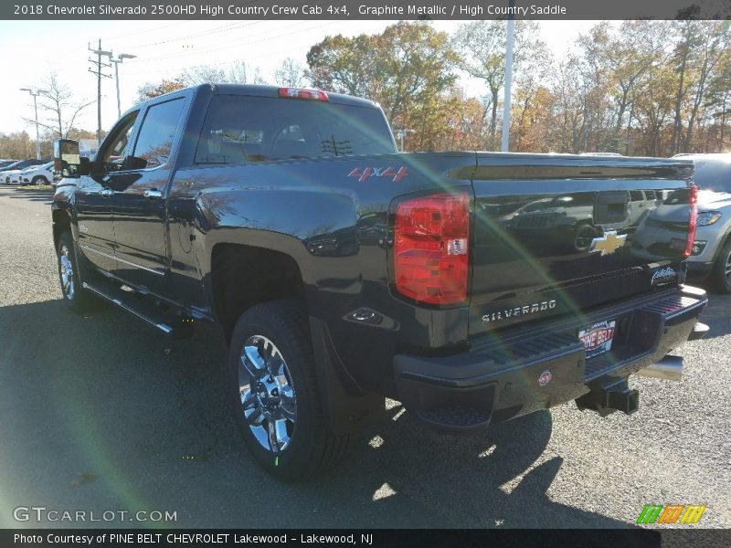 Graphite Metallic / High Country Saddle 2018 Chevrolet Silverado 2500HD High Country Crew Cab 4x4