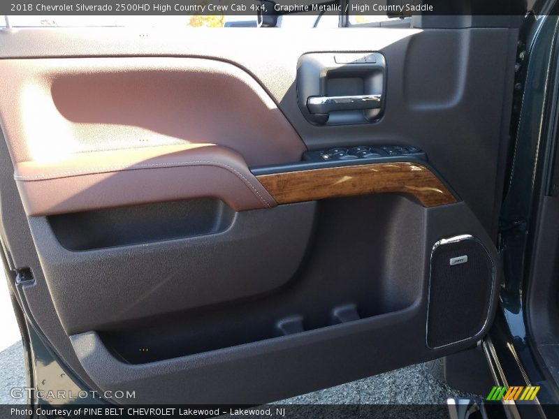 Graphite Metallic / High Country Saddle 2018 Chevrolet Silverado 2500HD High Country Crew Cab 4x4