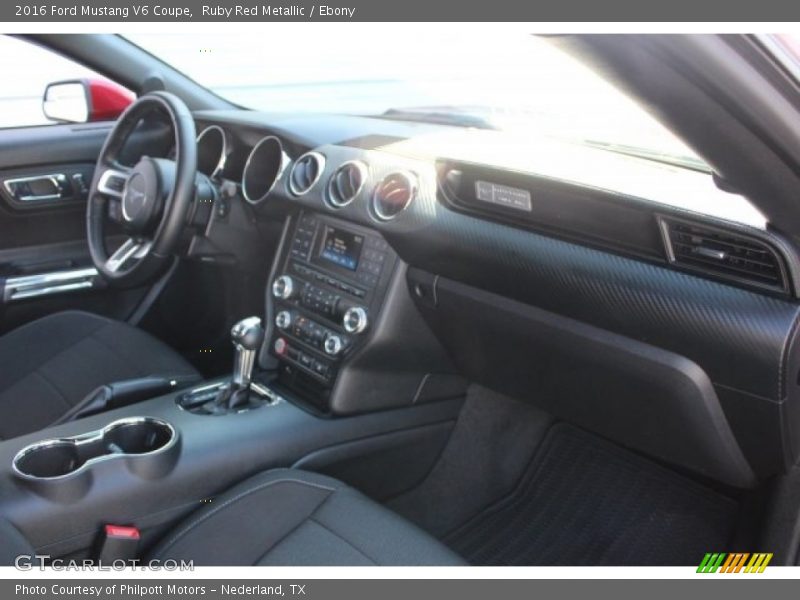 Ruby Red Metallic / Ebony 2016 Ford Mustang V6 Coupe