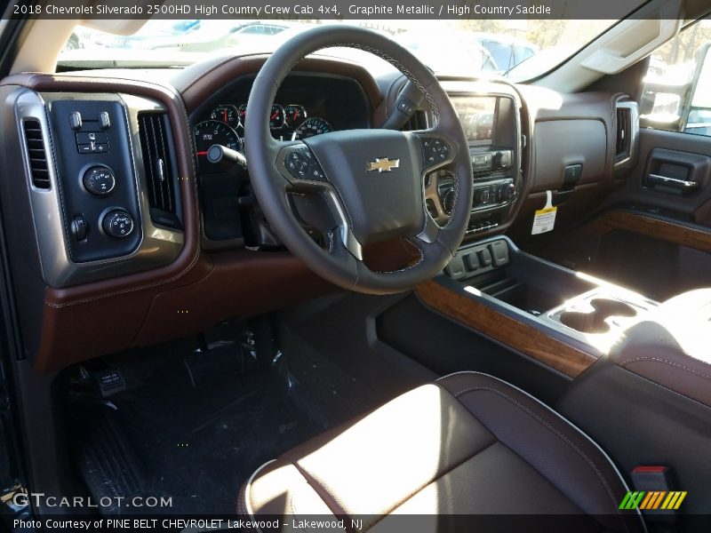Graphite Metallic / High Country Saddle 2018 Chevrolet Silverado 2500HD High Country Crew Cab 4x4