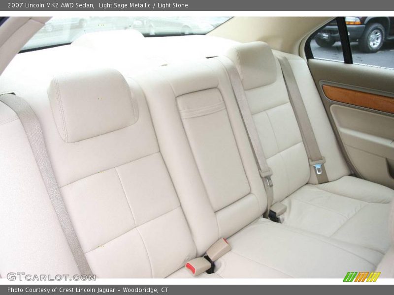 Light Sage Metallic / Light Stone 2007 Lincoln MKZ AWD Sedan