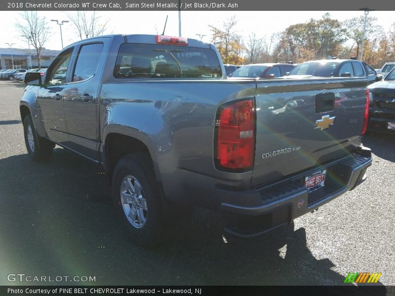 Satin Steel Metallic / Jet Black/Dark Ash 2018 Chevrolet Colorado WT Crew Cab