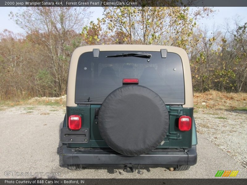 Forest Green Pearl / Camel/Dark Green 2000 Jeep Wrangler Sahara 4x4