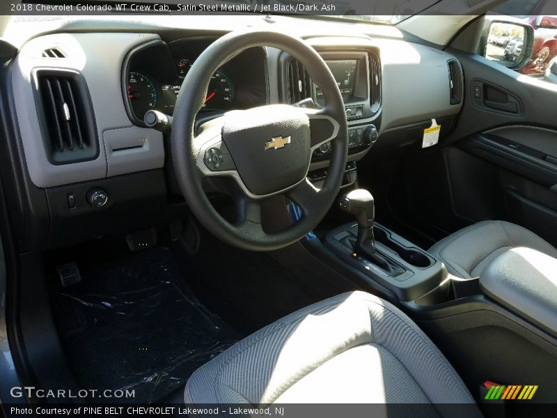 Satin Steel Metallic / Jet Black/Dark Ash 2018 Chevrolet Colorado WT Crew Cab