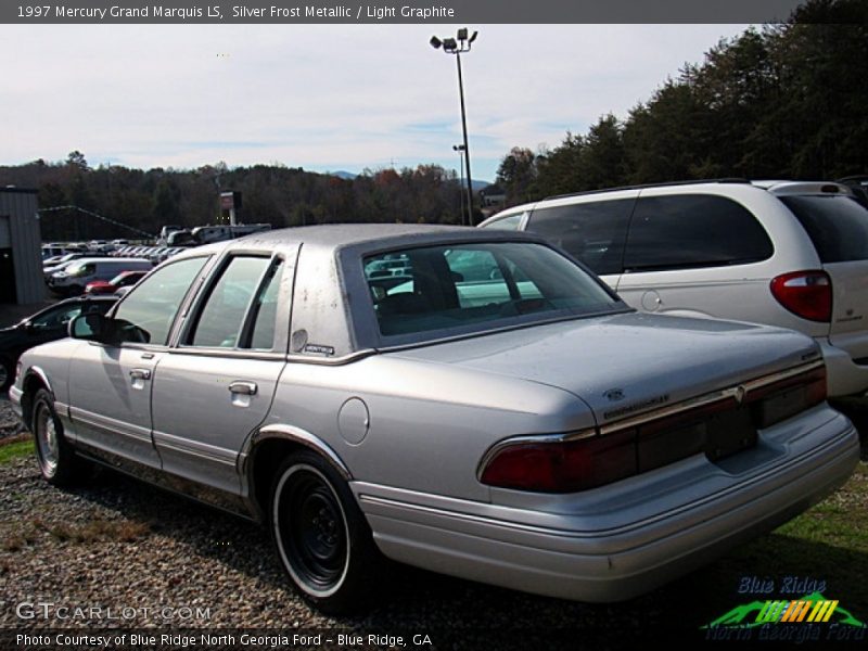 Silver Frost Metallic / Light Graphite 1997 Mercury Grand Marquis LS