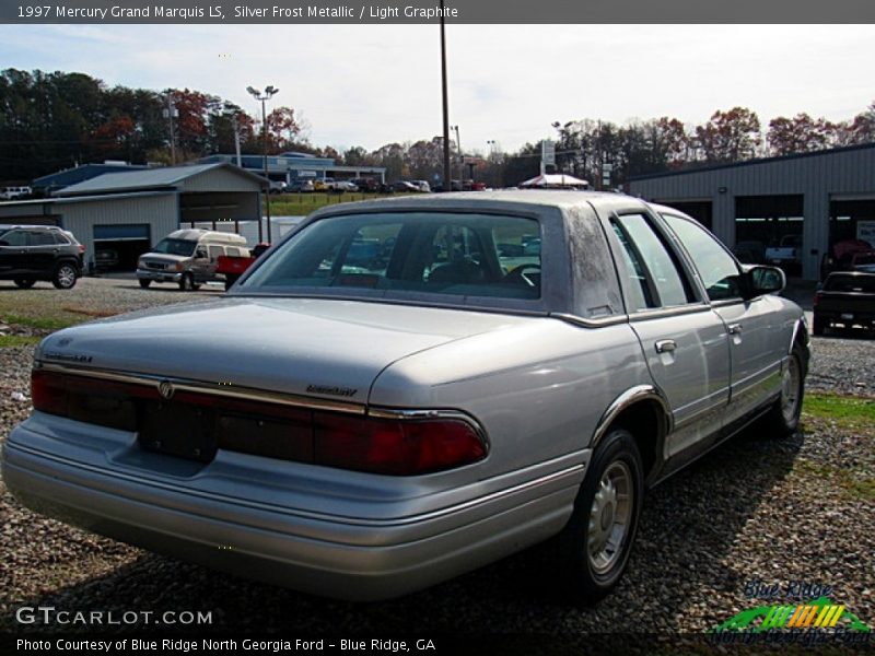 Silver Frost Metallic / Light Graphite 1997 Mercury Grand Marquis LS