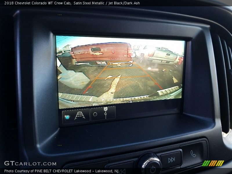 Satin Steel Metallic / Jet Black/Dark Ash 2018 Chevrolet Colorado WT Crew Cab