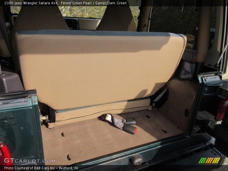 Forest Green Pearl / Camel/Dark Green 2000 Jeep Wrangler Sahara 4x4