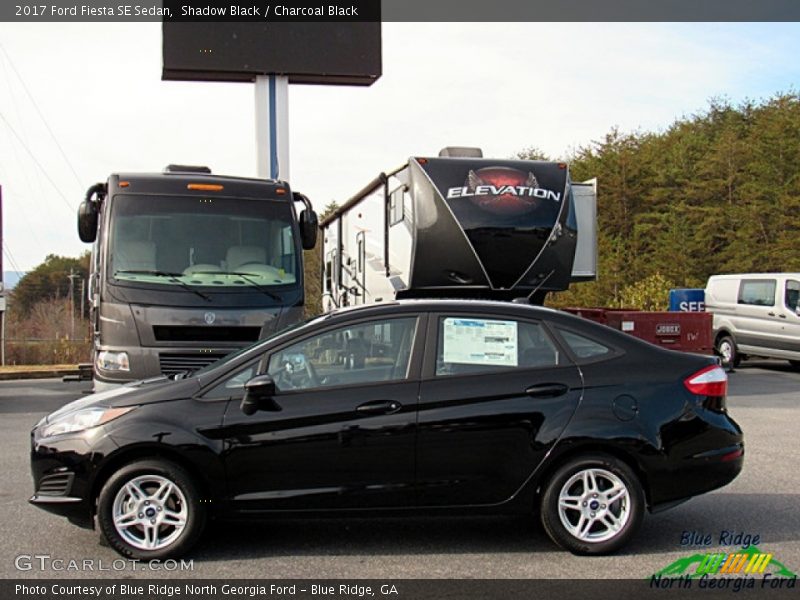 Shadow Black / Charcoal Black 2017 Ford Fiesta SE Sedan