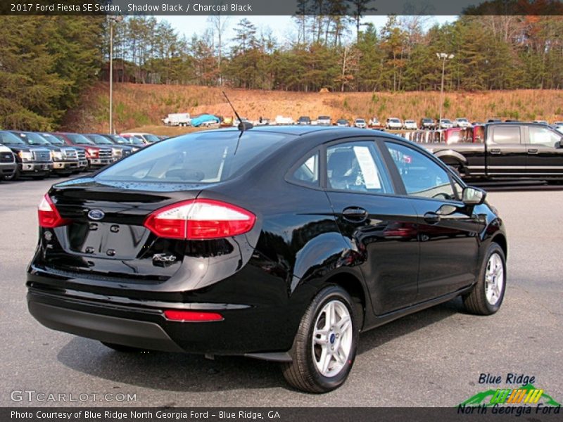 Shadow Black / Charcoal Black 2017 Ford Fiesta SE Sedan