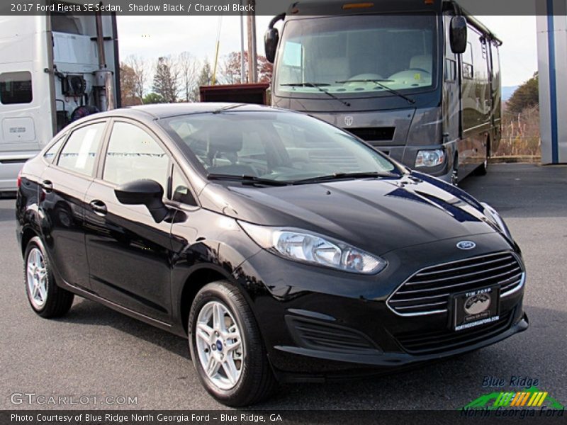 Shadow Black / Charcoal Black 2017 Ford Fiesta SE Sedan