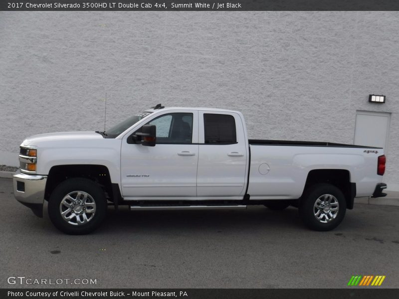 Summit White / Jet Black 2017 Chevrolet Silverado 3500HD LT Double Cab 4x4