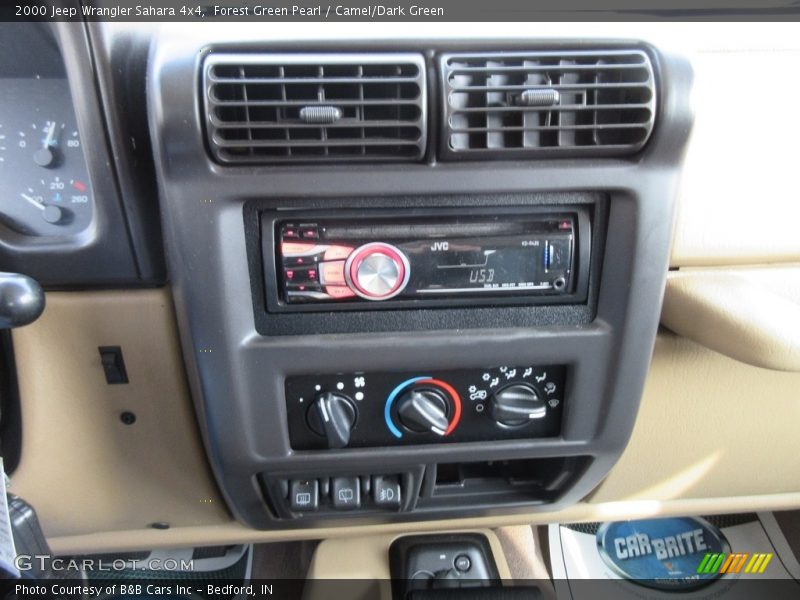 Forest Green Pearl / Camel/Dark Green 2000 Jeep Wrangler Sahara 4x4