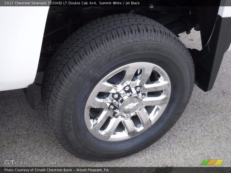 Summit White / Jet Black 2017 Chevrolet Silverado 3500HD LT Double Cab 4x4