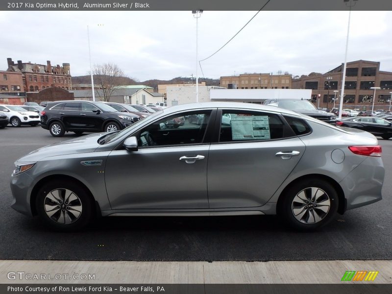 Aluminum Silver / Black 2017 Kia Optima Hybrid