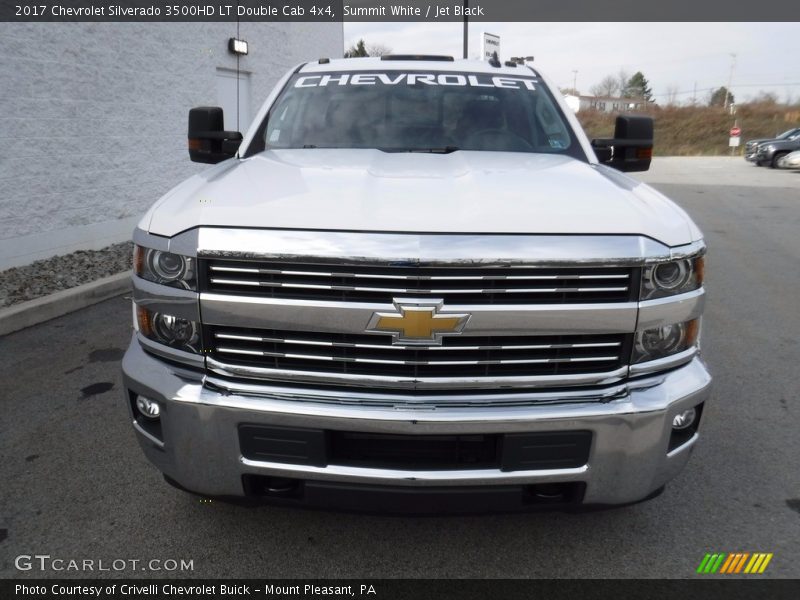 Summit White / Jet Black 2017 Chevrolet Silverado 3500HD LT Double Cab 4x4