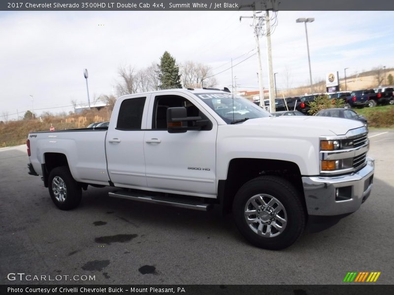 Summit White / Jet Black 2017 Chevrolet Silverado 3500HD LT Double Cab 4x4