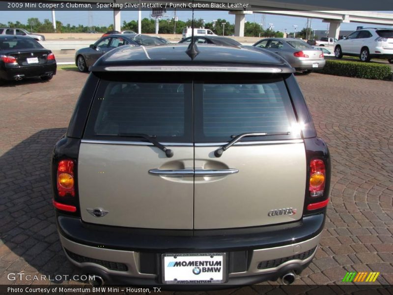 Sparkling Silver Metallic / Punch Carbon Black Leather 2009 Mini Cooper S Clubman