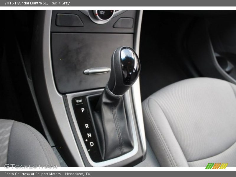 Red / Gray 2016 Hyundai Elantra SE
