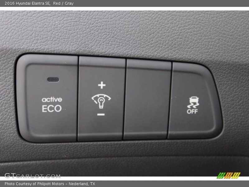 Red / Gray 2016 Hyundai Elantra SE